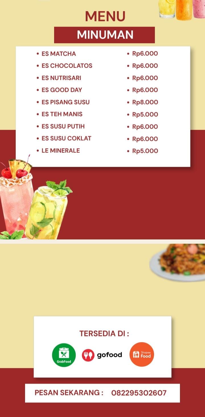 MENU MINUMAN